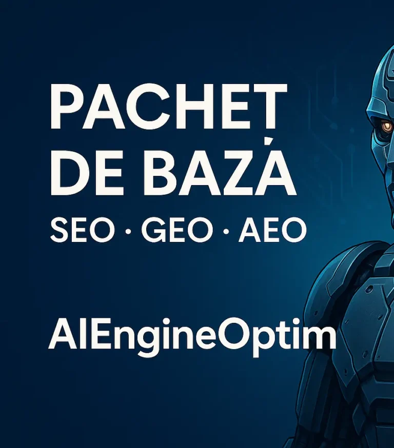 ✔️ SEO clasic (Search Engine Optimization) ✔️ GEO – Generative Engine Optimization ✔️ AEO – Answer Engine Optimization