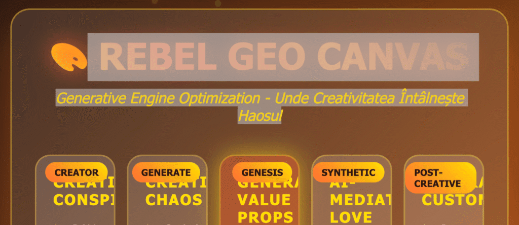 Generative Engine Optimization - Unde Creativitatea Întâlnește Haosul