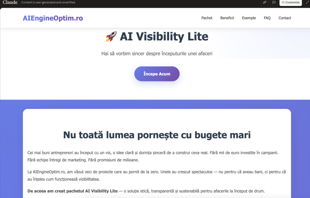 🧠 AI Visibility Lite